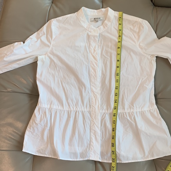 Madewell Lakeside Peplum Shirt - Picture 6 of 11